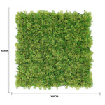 Artificial Moss Panel 100cm x 100cm - UV Resistant Two - Tone Green Wall - Designer Vertical Gardens artificial green wall australia artificial green walls for backdrops