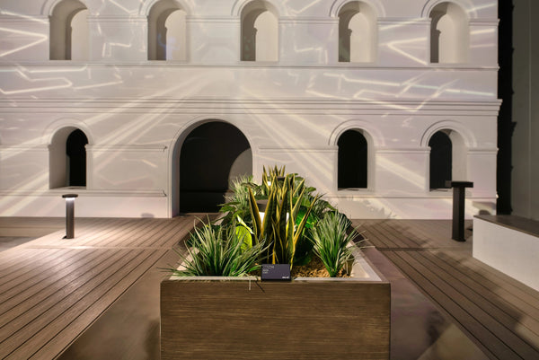 5 Pack - UV White Tipped Artificial Grass Stem - 35cm — gallery image 10