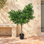 Artificial Olive Tree 130cm - UV Resistant Mediterranean Plant - Designer Vertical Gardens Articial Trees Artificial Plants