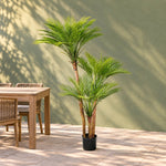 Artificial Parlour Palm Tree 180cm Multi Trunk UV Resistant - Designer Vertical Gardens Artificial Trees Artificial Trees for Balconies