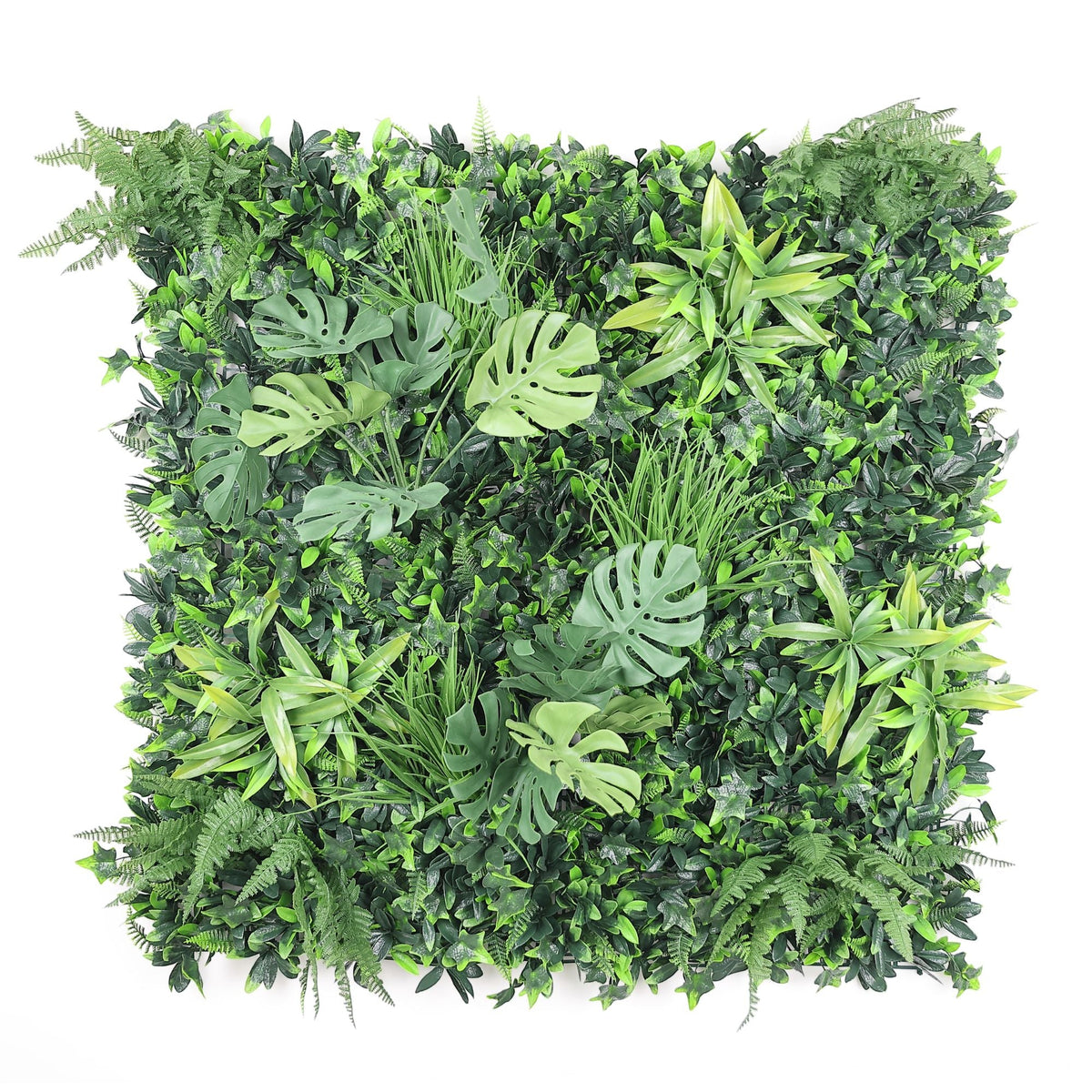 Artificial Philodendron Green Wall Panel 1m x 1m | UVTEX Certified UV Resistant