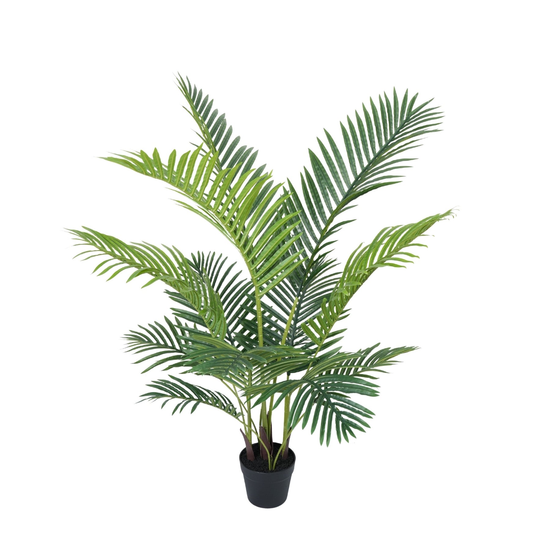Artificial Potted Areca Palm Tree 120cm - Designer Vertical Gardens Artificial Trees Bamboos and Palm