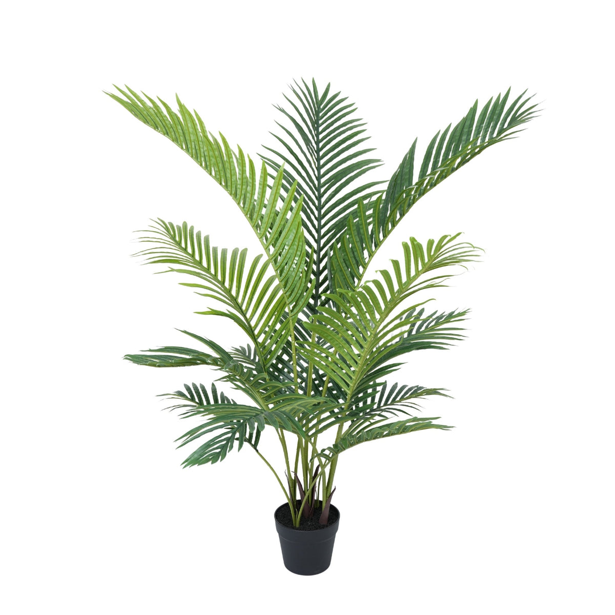 Artificial Potted Areca Palm Tree 120cm - Designer Vertical Gardens Artificial Trees Bamboos and Palm