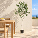 Artificial Potted UV Resistant Nearly Natural Olive Plant 150cm - Designer Vertical Gardens Artificial Trees Artificial Trees for Commercial Properties