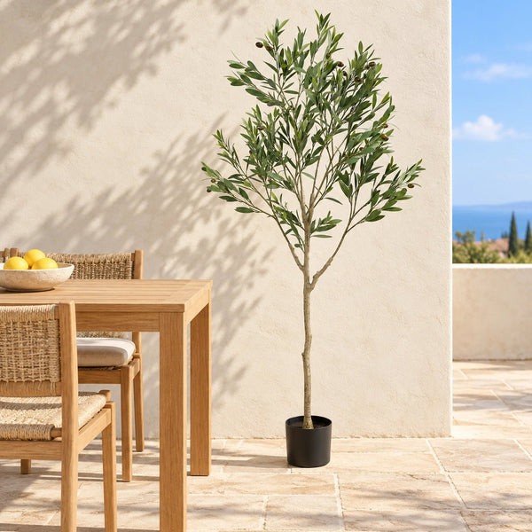 Artificial Potted UV Resistant Nearly Natural Olive Plant 150cm — gallery image 8