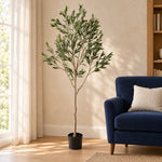 Artificial Potted UV Resistant Nearly Natural Olive Plant 150cm - Designer Vertical Gardens Artificial Trees Artificial Trees for Commercial Properties