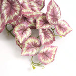 Artificial Red Variegated Hanging Tropical Ginger Plant 45cm - Designer Vertical Gardens fake plant stem hanging fern