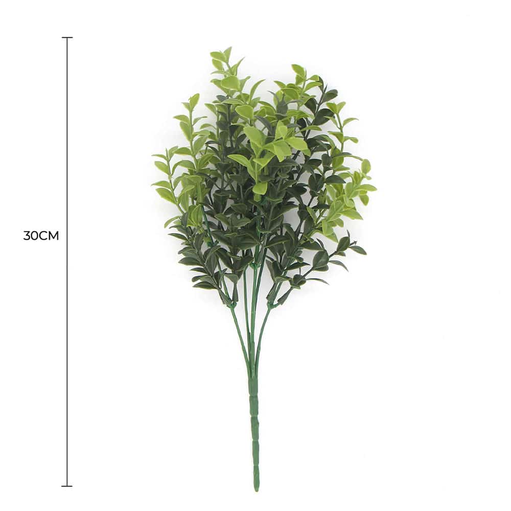 Artificial Rounded Boxwood Stem UV 30cm - Designer Vertical Gardens boxwood fake plant stem