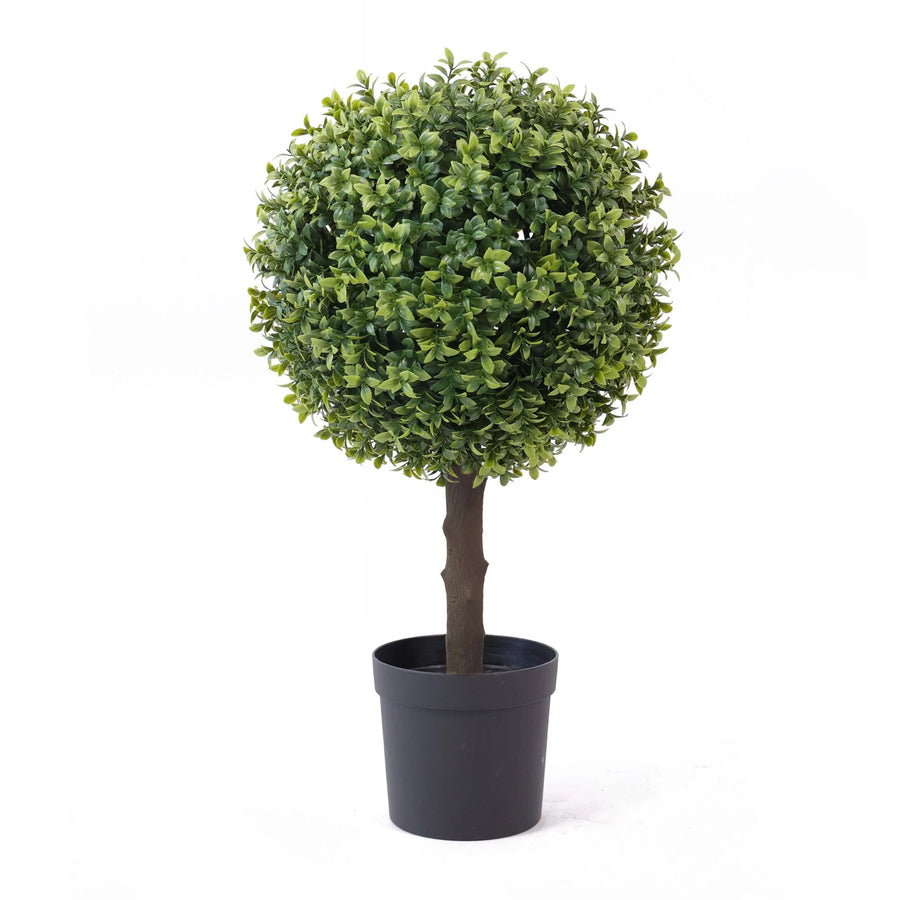 Artificial Single Ball Topiary Tree 63cm - UV Resistant