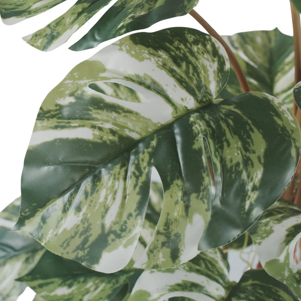 Artificial Variegated Monstera 90cm - Premium Swiss Cheese Plant — gallery image 9