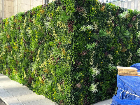 Artificial Vertical Garden 3 Panel Set (3 SQM) - UV Resistant Living Wall