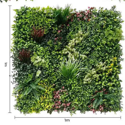 Artificial Vertical Garden 3 Panel Set (3 SQM) - UV Resistant Living Wall