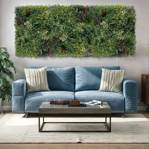 Artificial Vertical Garden 3 Panel Set (3 SQM) - UV Resistant Living Wall