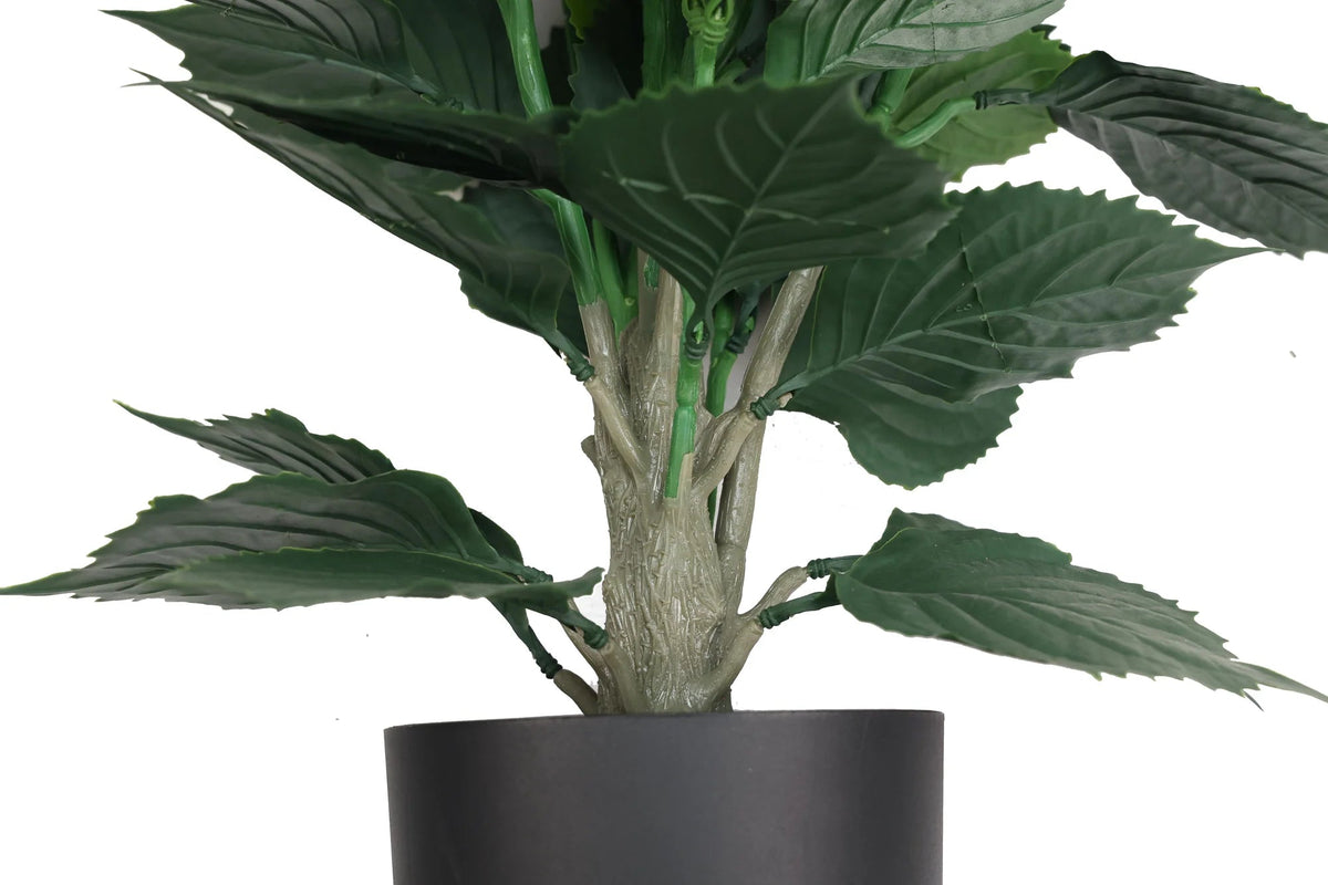 Artificial White Hydrangea Tree 90cm - UV Resistant Flowering Plant - Designer Vertical Gardens artificial hydrangea Artificial Trees