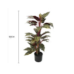 Artificial Wide Leaf Cordyline Plant 90cm - Designer Vertical Gardens artificial garden wall plants artificial green wall australia
