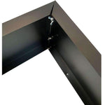 Black Metal Planter Medium - Designer Vertical Gardens artificial green wall sydney artificial vertical garden melbourne