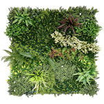 Blossom Tapestry artificial green wall panel 1m x 1m, front