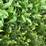Blossom Tapestry artificial green wall panel 1m x 1m, foliage detail 1