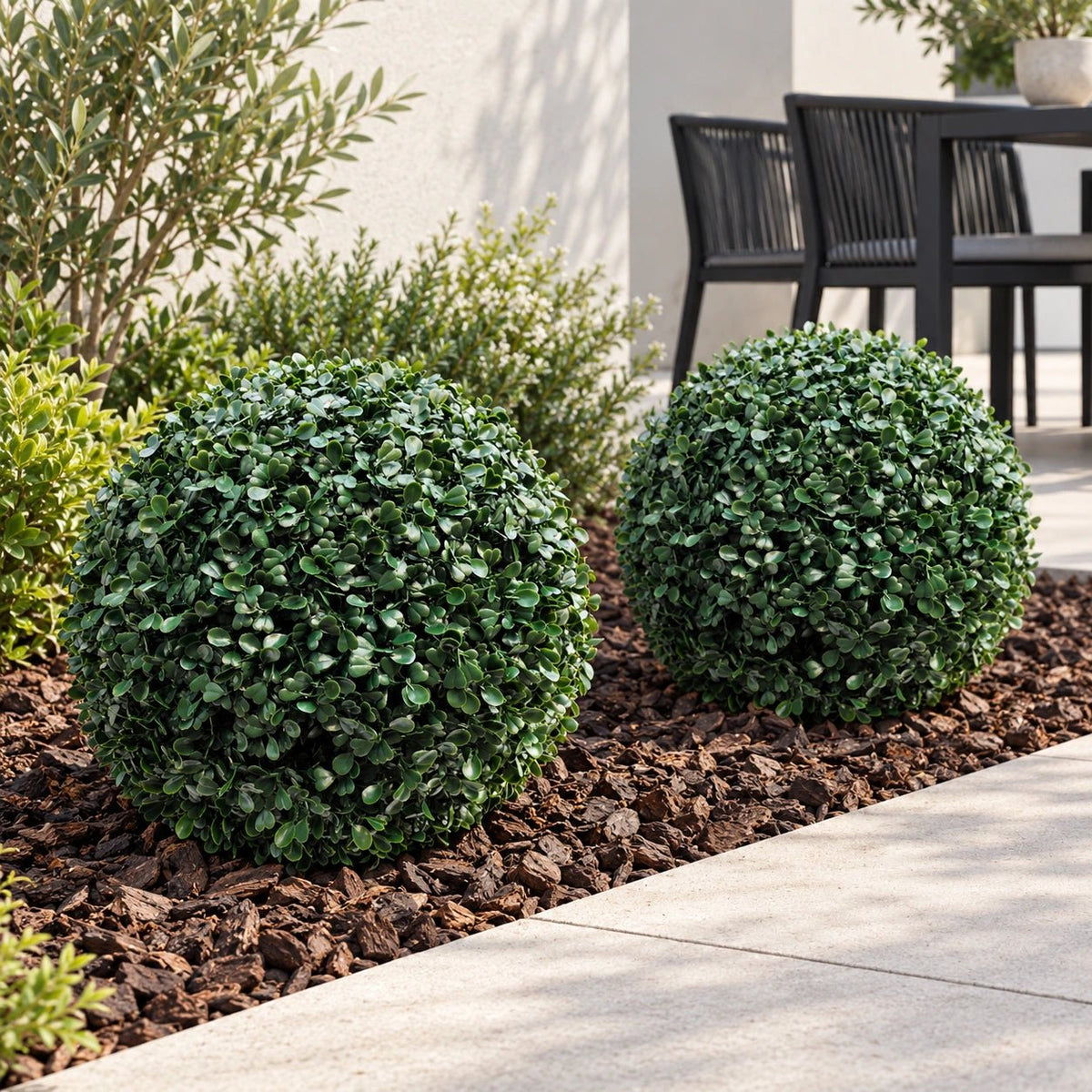 Boxwood Topiary Ball UV Resistant 40cm - Designer Vertical Gardens boxwood Topiary Ball