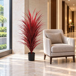 Burgundy Bliss Yucca Grass 115cm UV and Weather Resistant - Designer Vertical Gardens Artificial Shrubs and Small plants Dracena & Artificial Yucca