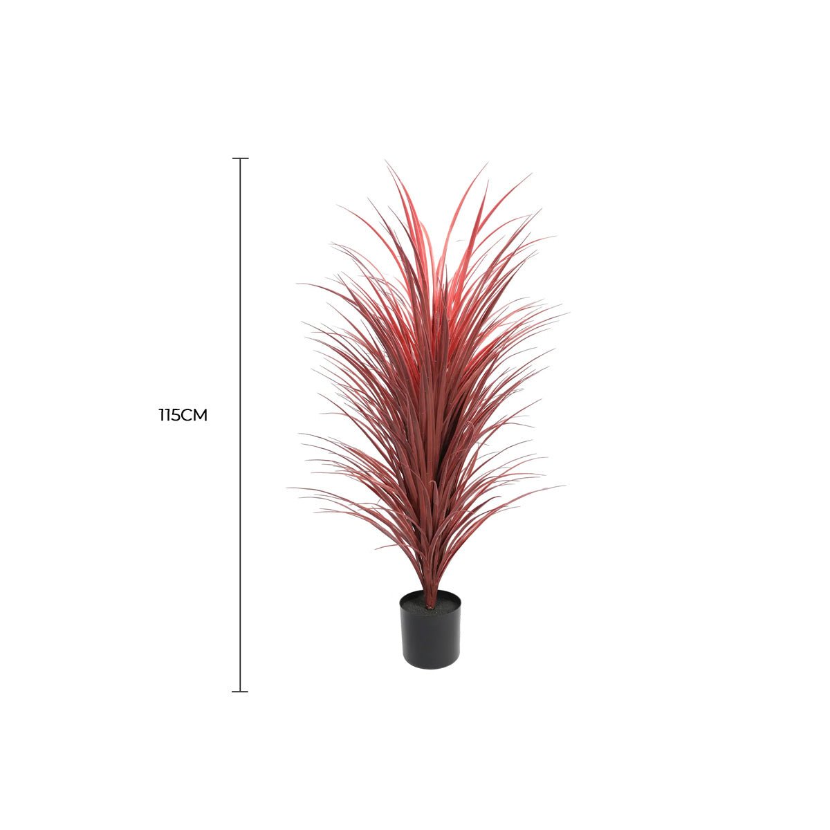 Burgundy Bliss Yucca Grass 115cm UV and Weather Resistant - Designer Vertical Gardens Artificial Shrubs and Small plants Dracena & Artificial Yucca