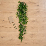 Cascading Ruscus Leaf Vine – Outdoor Proof (120cm) - Designer Vertical Gardens artificial hanging ferns hanging fern
