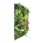 Coastal Canopy artificial green wall panel 1m x 1m, side