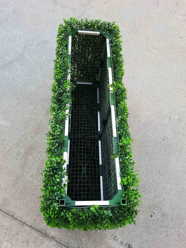 Deluxe Portable Bright Buxus Hedge 100cm x 50cm - UVTEX Certified UV Resistant — gallery image 9
