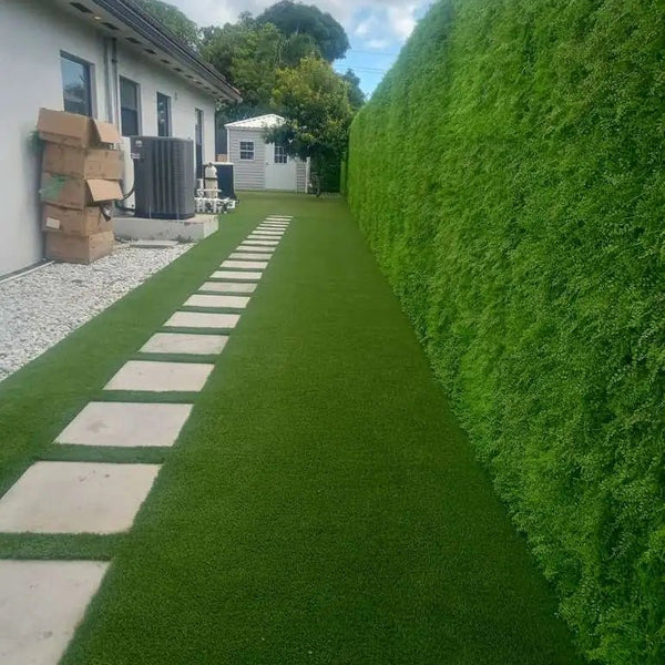 Dense Fern Artificial Green Wall 1m x 1m - UVTEX Certified UV Resistant - image 22