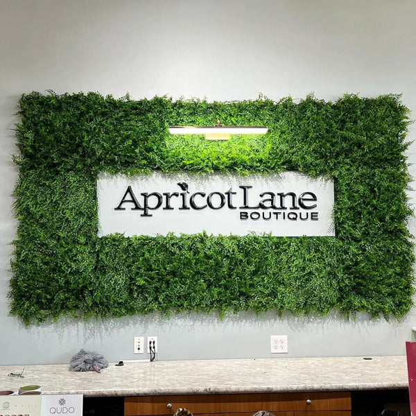 Dense Fern Artificial Green Wall 1m x 1m - UVTEX Certified UV Resistant - image 19