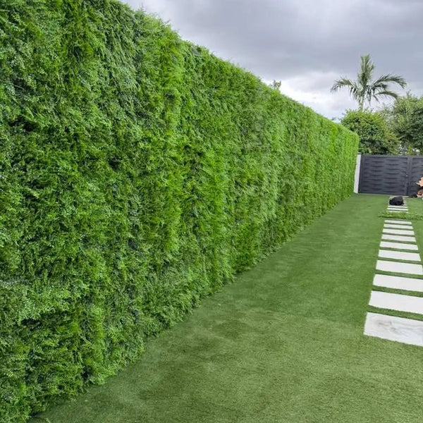 Dense Fern Artificial Green Wall 1m x 1m - UVTEX Certified UV Resistant - image 23