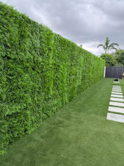 Dense Fern Artificial Green Wall 1m x 1m - UVTEX Certified UV Resistant