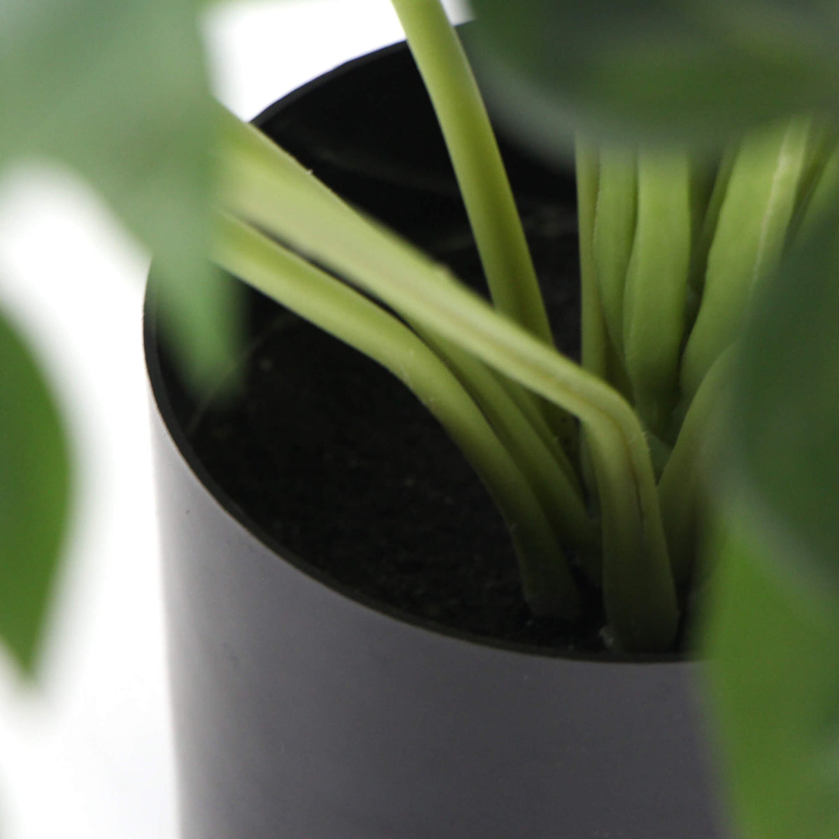 Dense Potted Artificial Split Philodendron Plant With Real Touch Leaves 50cm — gallery image