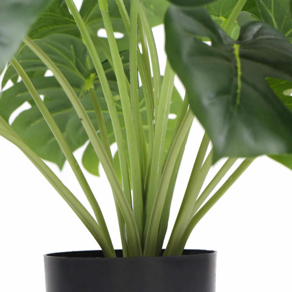 Dense Potted Artificial Split Philodendron Plant With Real Touch Leaves 50cm — gallery image 14