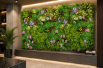 Dense Succulent Vertical Garden Green Wall Panel 50cm x 50cm – SGS UV Resistant - Designer Vertical Gardens artificial vertical green wall