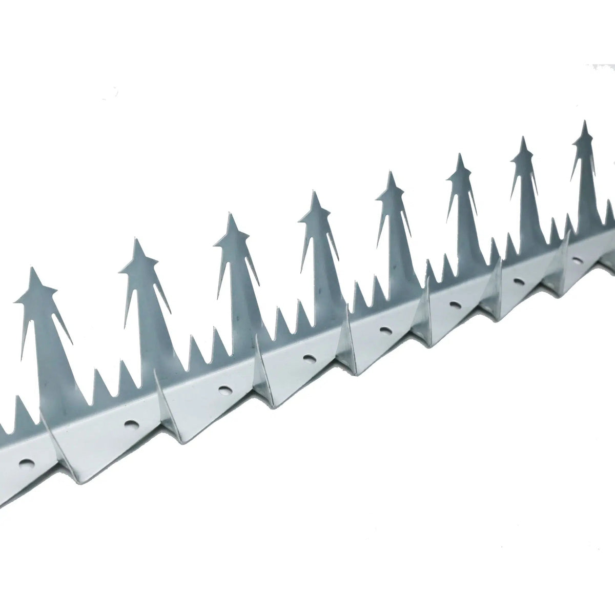 Designer Guard Anti-Climb Fence Spikes - Galvanised Steel (12 Pack, 125cm)