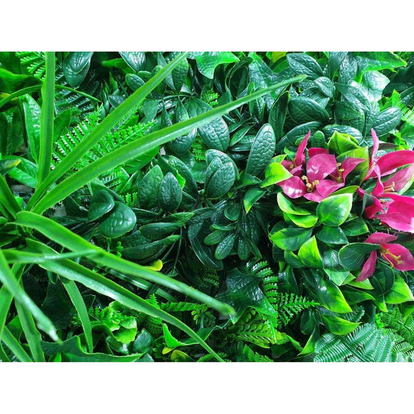 Luxury Elegant Red Rose Vertical Garden Green Wall Panel 1m x 1m – SGS UV Resistant