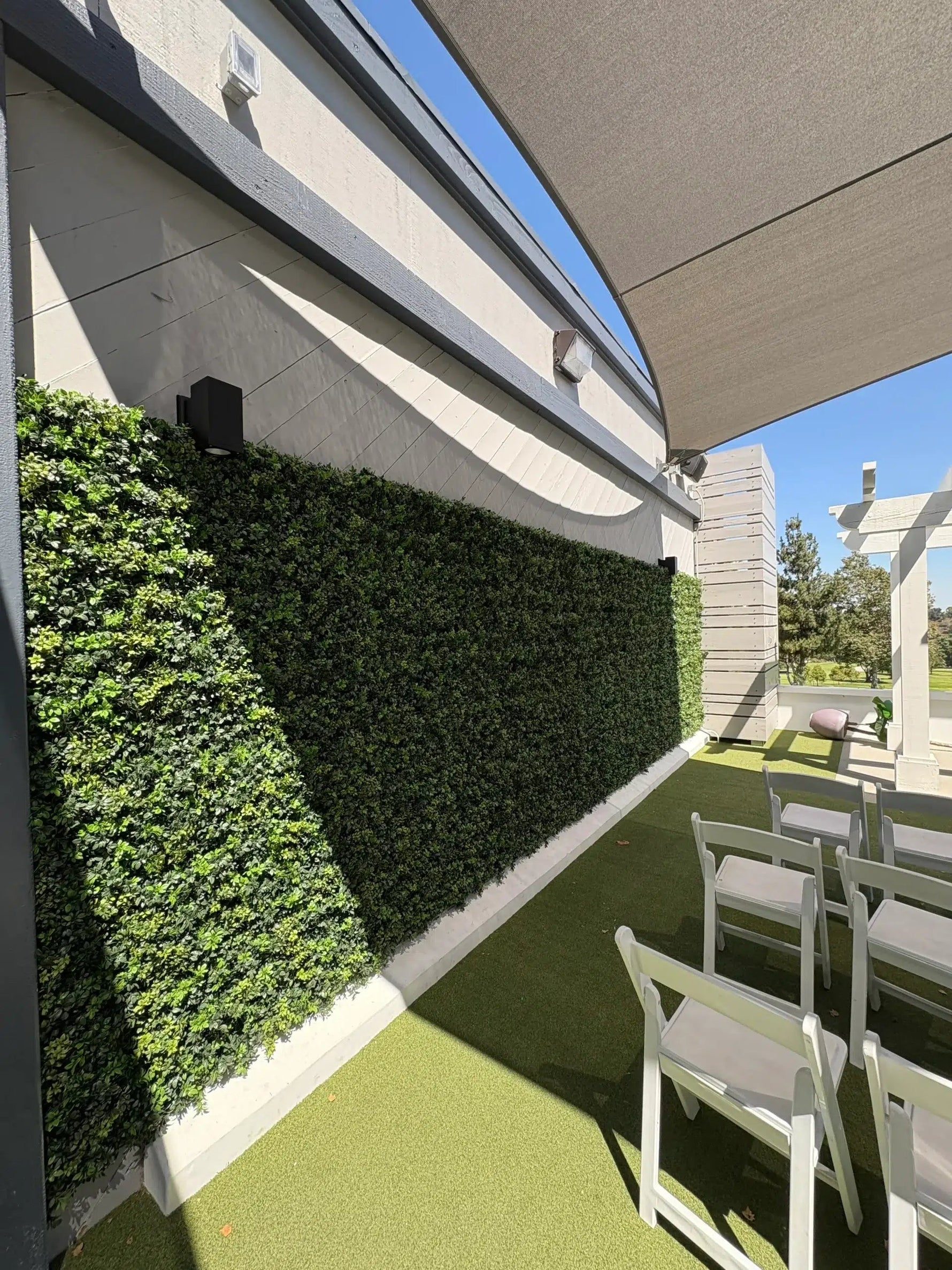 English Boxwood Artificial Hedge Panel 1m x 1m – SGS UV Resistant - Designer Vertical Gardens artificial garden wall plants artificial green wall australia
