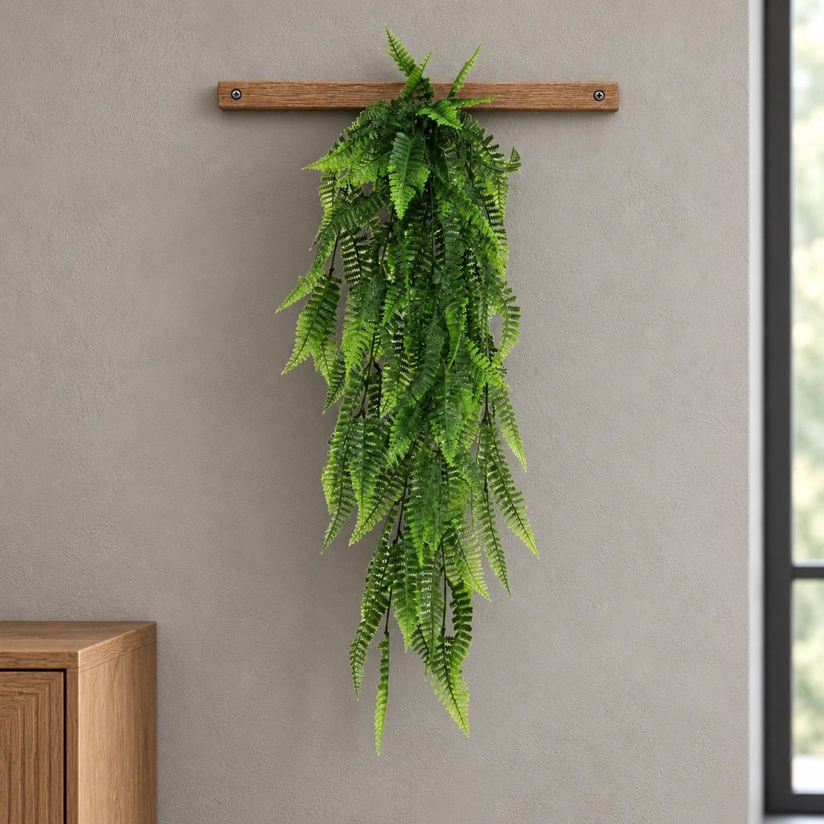 EverLush Bracken Fern Vine – Outdoor-Safe 77cm - Designer Vertical Gardens artificial hanging fern plant artificial hanging ferns