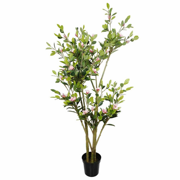 Faux Potted Magnolia Tree with Pink Flowers 250cm — gallery image 3