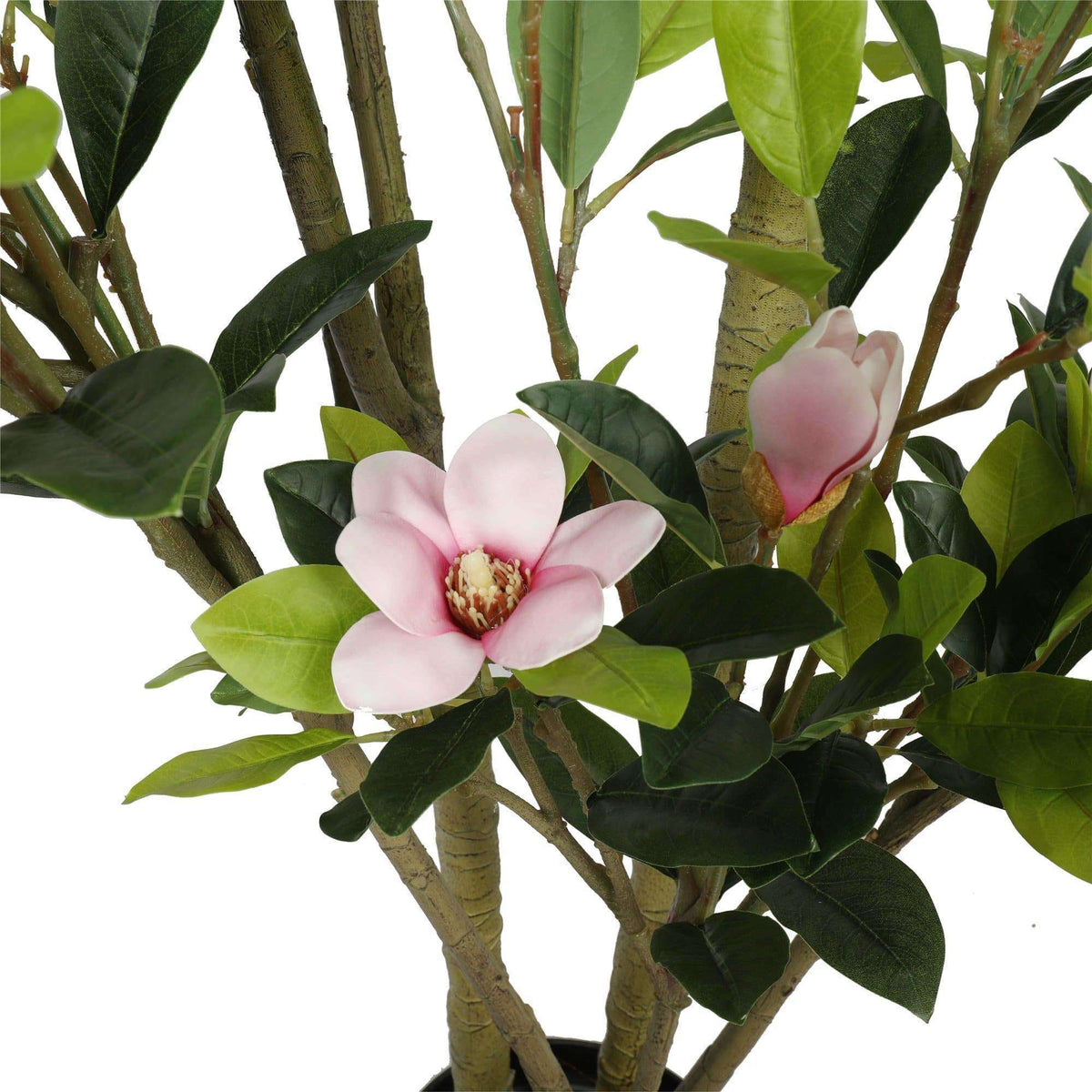Faux Potted Magnolia Tree with Pink Flowers 250cm — gallery image