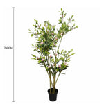 Faux Potted Magnolia Tree with Pink Flowers 250cm - Designer Vertical Gardens Articial Trees artificial green wall sydney