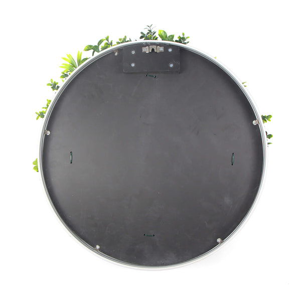 Flowering White Artificial Green Wall Disc UV Resistant 50cm (Black Frame) - image 11