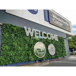 Green Meadows Artificial Vertical Garden / Fake Green Wall 1m x 1m UV Resistant - Designer Vertical Gardens artificial garden wall plants artificial green wall australia