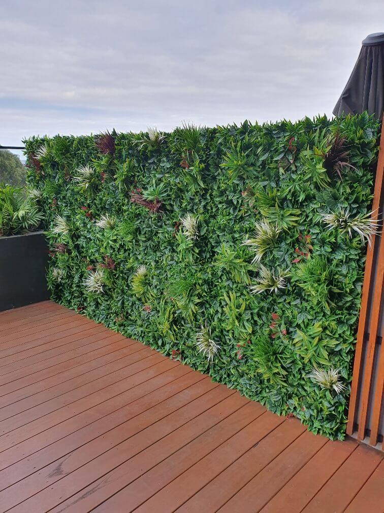 Green Meadows Artificial Vertical Garden / Fake Green Wall 1m x 1m UV Resistant - Designer Vertical Gardens artificial garden wall plants artificial green wall australia