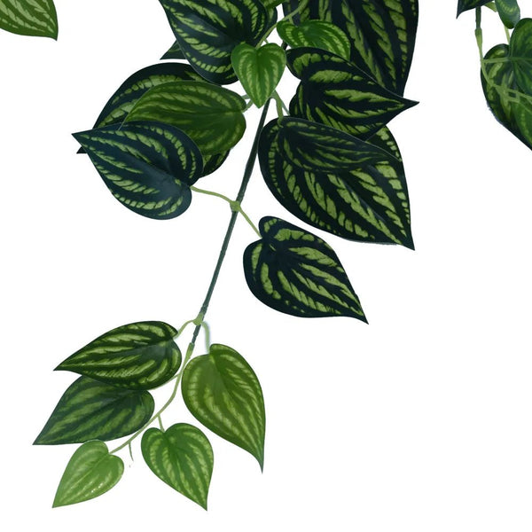 Hanging Artificial Philodendron Bush - 100cm — gallery image 8
