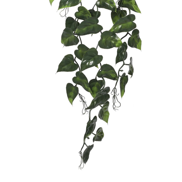 Hanging Artificial Pothos / Philodendron Plant UV Resistant 85cm — gallery image 12