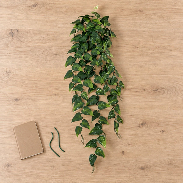Hanging Artificial Pothos / Philodendron Plant UV Resistant 85cm — gallery image 13
