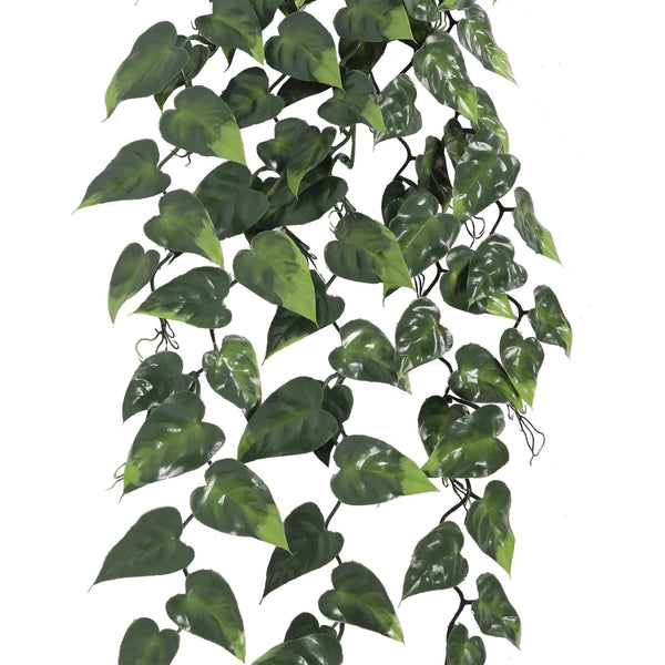Hanging Artificial Pothos / Philodendron Plant UV Resistant 85cm — gallery image 11