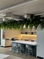 Hanging Green Artificial Ivy Bush - 80cm - Designer Vertical Gardens artificial green wall sydney artificial vertical garden melbourne